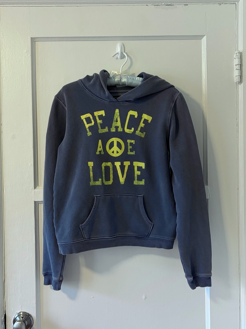 Vintage American Eagle Peace & Love Hoodie Sweatshirt